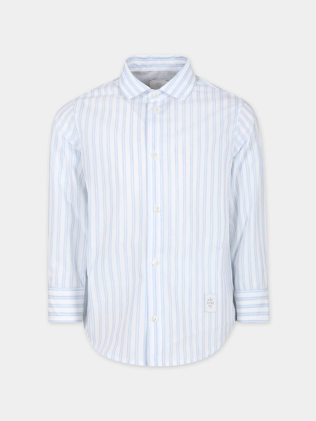 White shirt for boy with logo